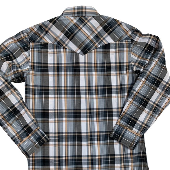 NWT COEVALS Club Pearl Snap Plaid Shirt Size Small - Picture 3 of 7